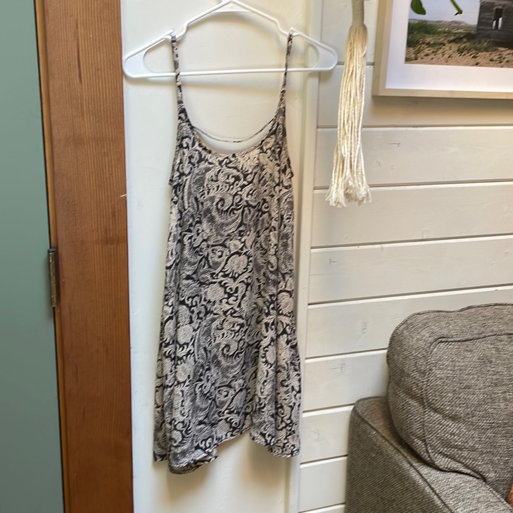Black and white Free People mini dress